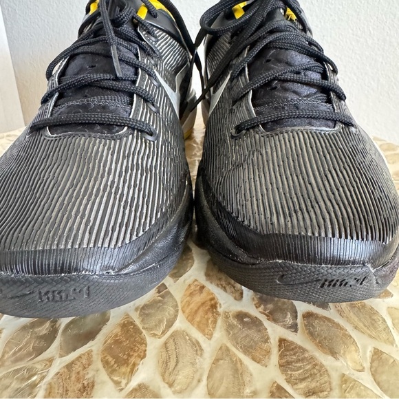 Nike Kobe 7 Supreme Del Sol Men's Black and Yellow Athletic Shoes size 9 - Picture 5 of 12